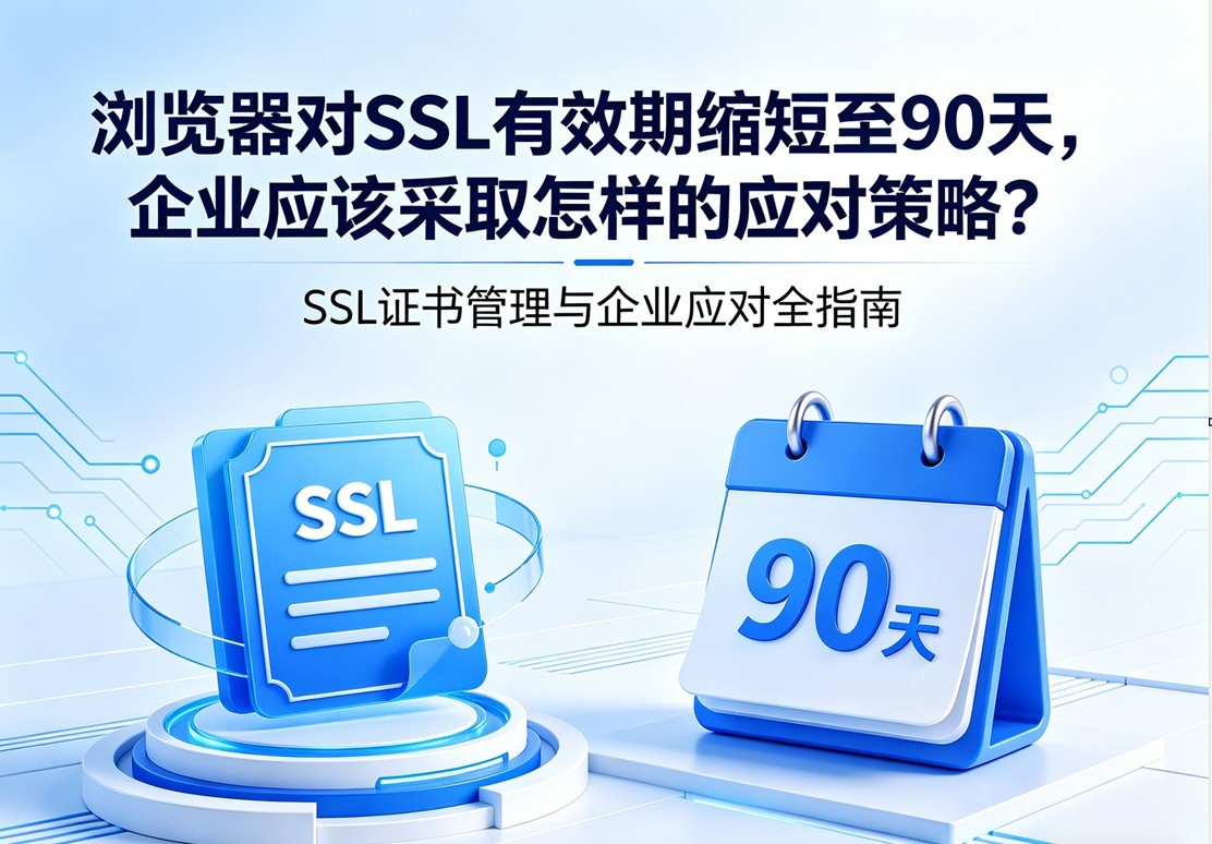 浏览器对SSL有效期缩短至90天，企业应该采取怎样的应对策略？