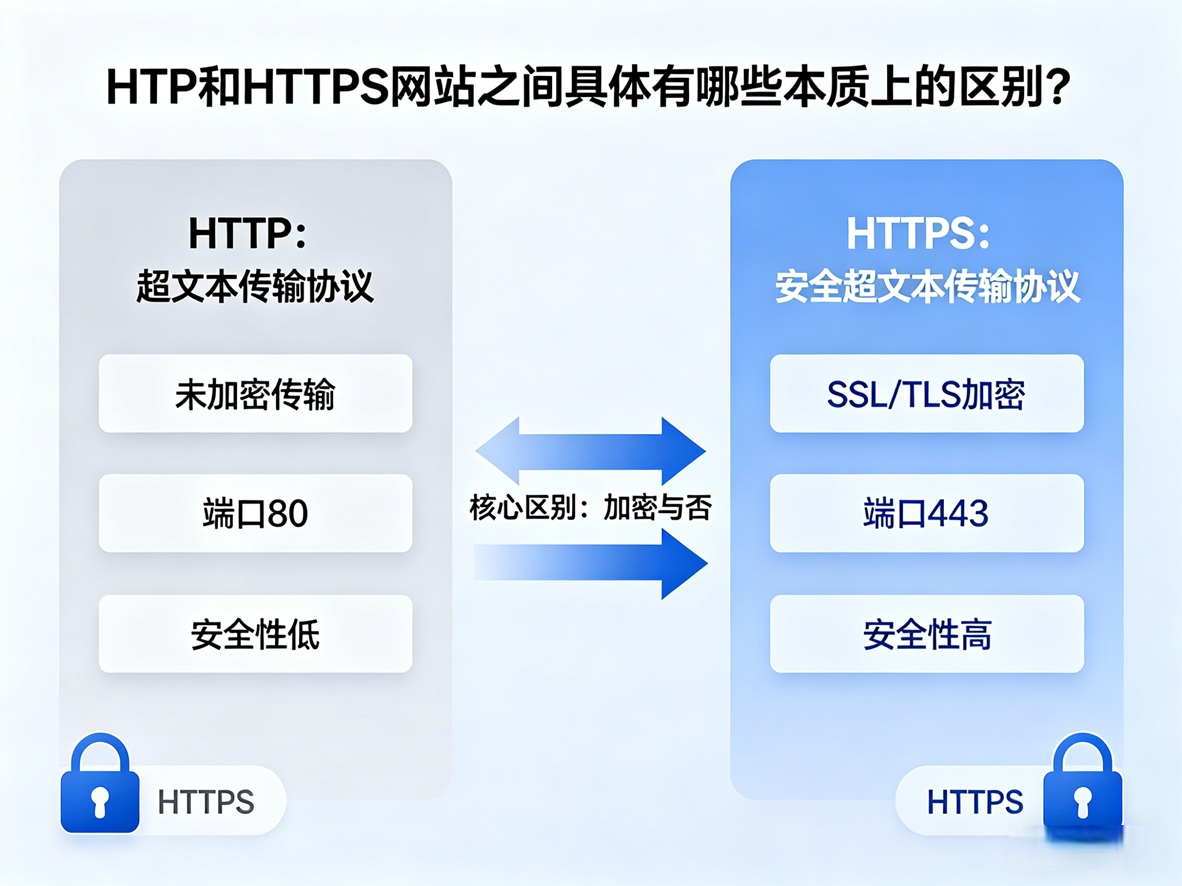 HTTP和HTTPS网站之间具体有哪些本质上的区别？