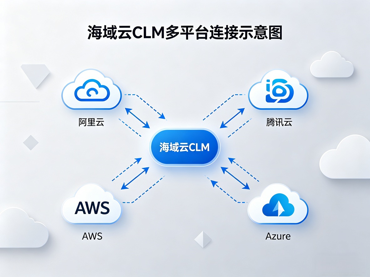 海域云CLM是如何连接到国内外的云平台的？比如阿里云、腾讯云、AWS、Azure等