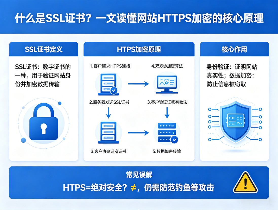 什么是SSL证书？一文读懂网站HTTPS加密的核心原理