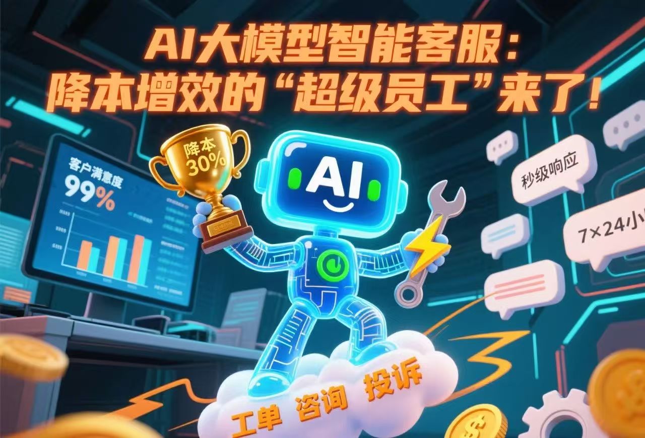 AI大模型智能客服：降本增效的“超级员工”来了！